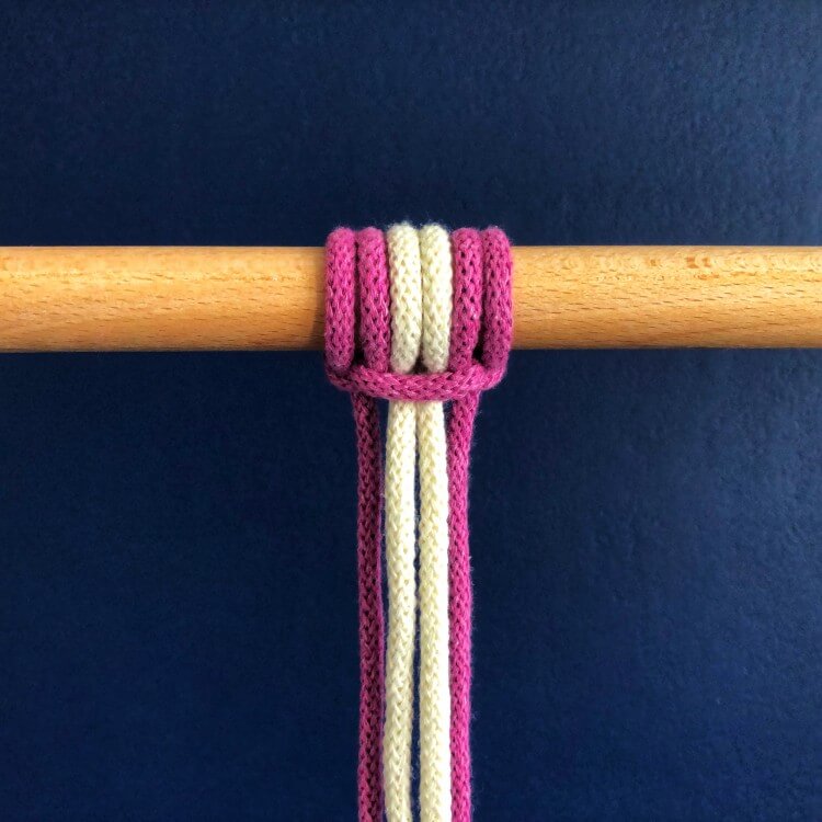 pętla kolorowa z grzbietem