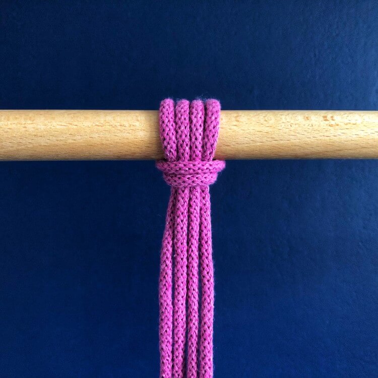 pętla z grzbietem sznurek podwójny