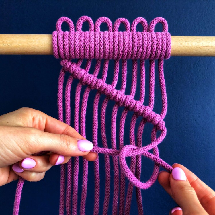 węzeł żebrowy skośny etap10