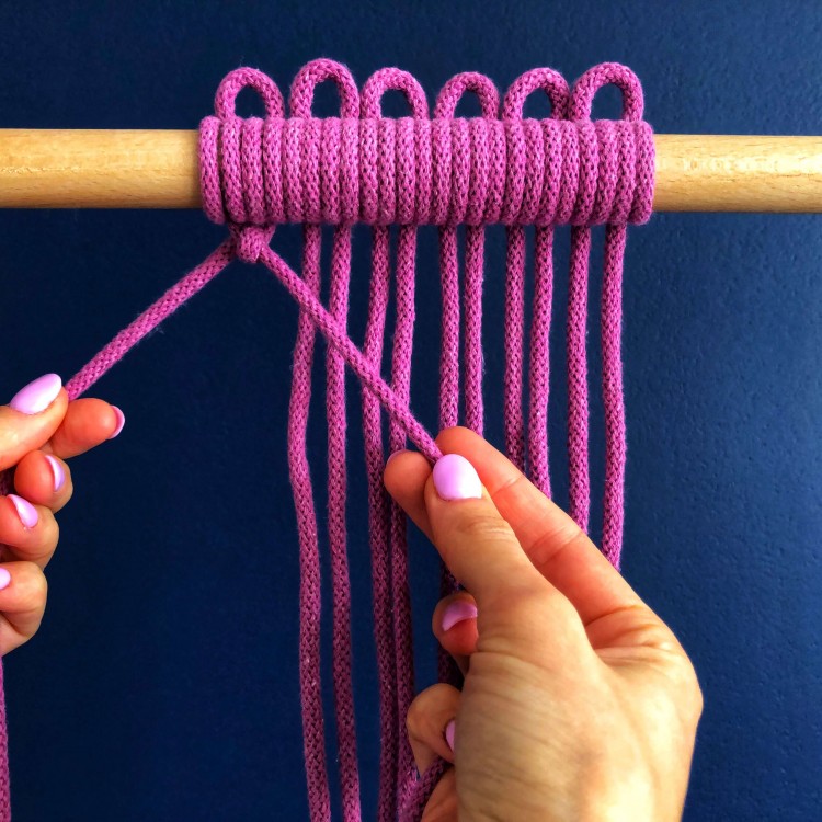 węzeł żebrowy skośny etap3