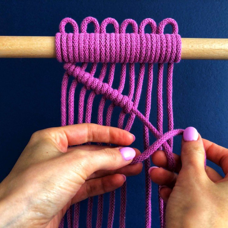 węzeł żebrowy skośny etap7