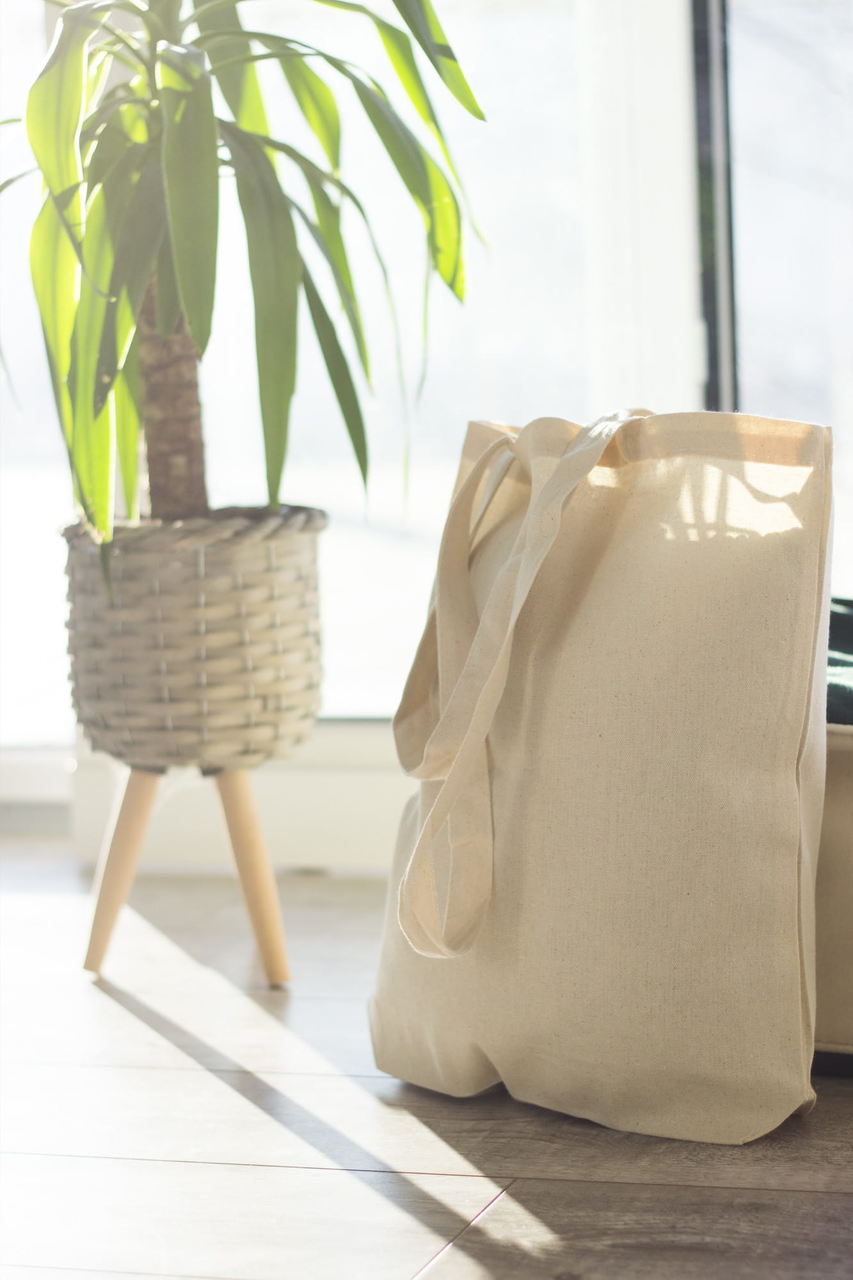 Bawelniana Torba baza do makramy Ecru 2