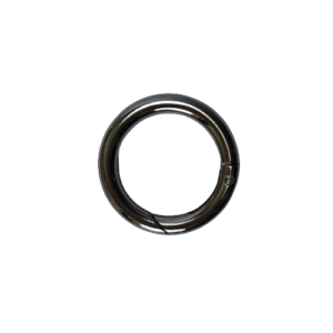 Karabinczyk kolko 32mm Nikiel Polysk Srebrny