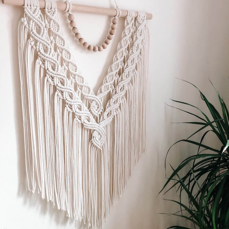 Koraliki drewniane do makramy Inspiracja 1