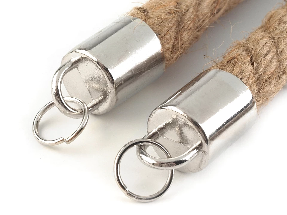 Uchwyty, Raczki ucha sizalowe 42cm do torebki mocowanie