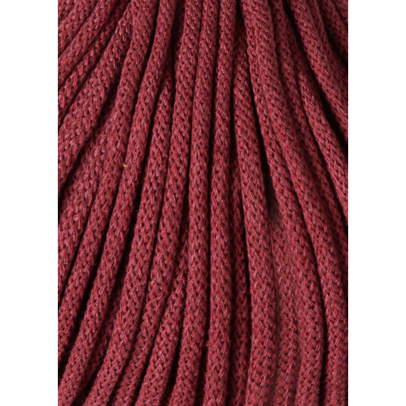 dzika roza wild rose sznurek pleciony z rdzeniem premium 5 mm do makramy Bobbiny