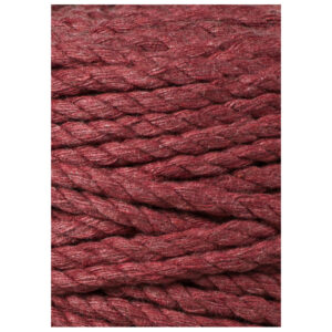 dzika roza wild rose sznurek potrojnie skrecany 3PLY 5 mm do makramy Bobbiny
