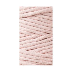 pastelowy roz pastel pink sznurek skrecany 3 mm do makramy Bobbiny