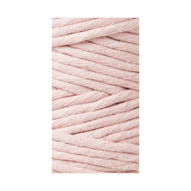 pastelowy roz pastel pink sznurek skrecany 3 mm do makramy Bobbiny